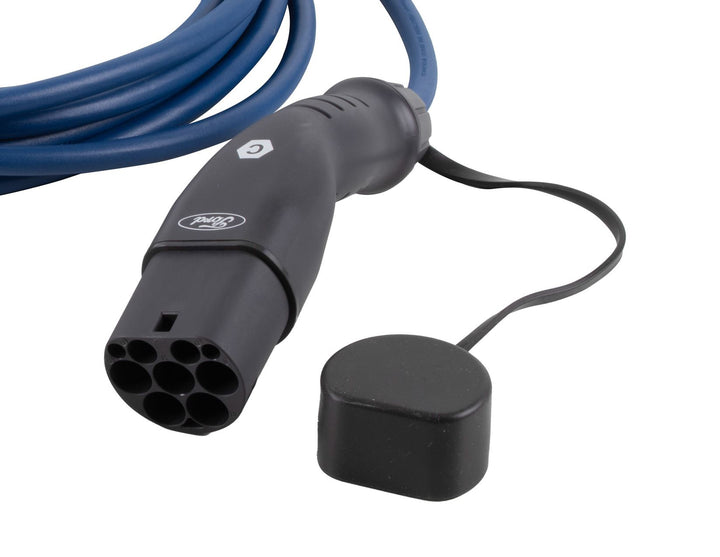 E-Ladekabel für alle öffentlichen Ladestationen, Länge: 8 m, 16 A, 1-phasig
