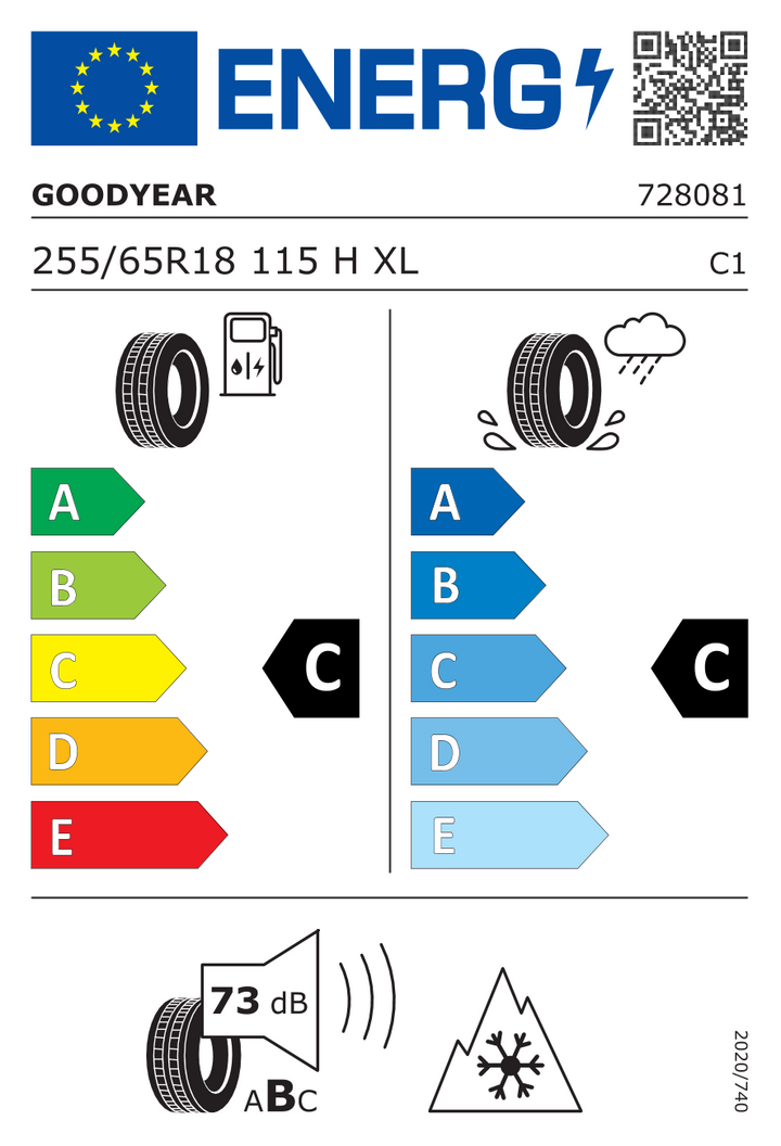 Ford Ranger 18 Zoll Winterkompletträder 255/65 R18 115H Goodyear Reifen