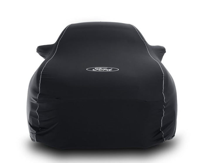 Original Ford Puma Premium Schutzabdeckung schwarz, mit weißen Nähten