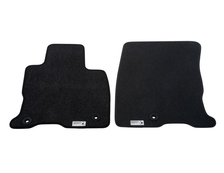 Original Ford Kuga Velours-Teppichfußmatten vorne, schwarz, 2x Naht metallgrau