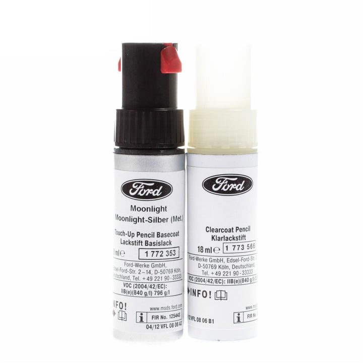Original Lackstifte (9ml) von Ford in Moonlight-Silber Met. 2600478 (Farbcode:9QGCWWA)