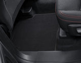 Kuga Premium Velours-Fußmatten vorne und hinten, schwarz mit grauer Doppelnaht 12/2019 –