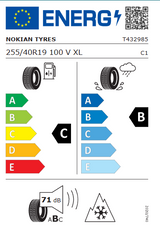 Ford Mustang 19 Zoll Winterkompletträder Vorne: 255/40 R19 100V XL & Hinten: 275/40 R19 105V XL Nokian Reifen Carbonized Grey Mid Gloss