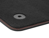 Ford Focus Velours-Teppichfußmatten vorne, schwarz mit roter Naht 2602230
