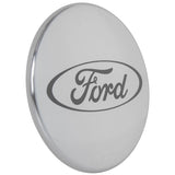 Ford Nabendeckel Silber mit Ford-Oval-Logo 70mm 2100367 - 1Stk
