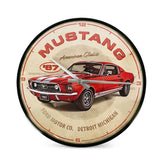 Ford Mustang Wanduhr 31cm Durchmesser