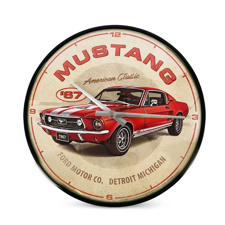 Ford Mustang Wanduhr 31cm Durchmesser