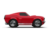 Ford Mustang Racing Car rot