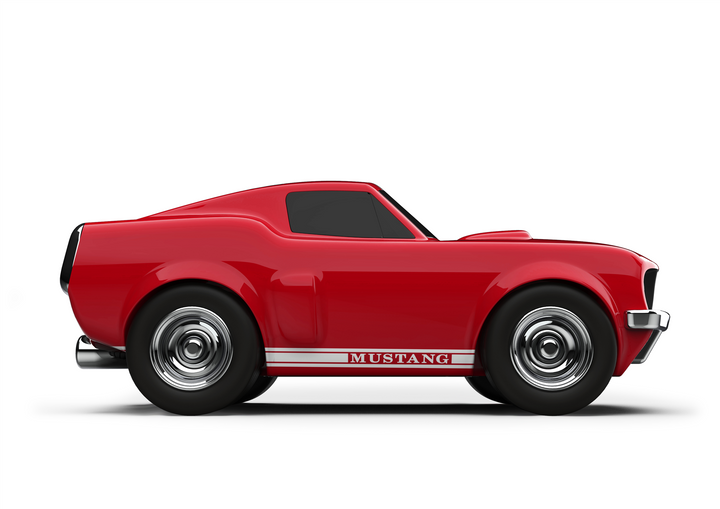 Ford Mustang Racing Car rot