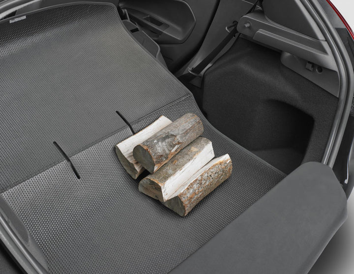 Original Ford Fiesta 2008-2019 Gepäckraum-Matte schwarz, mit Fiesta Logo