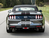 Original Ford Mustang Rallye-Streifen durchgehend, mattschwarz