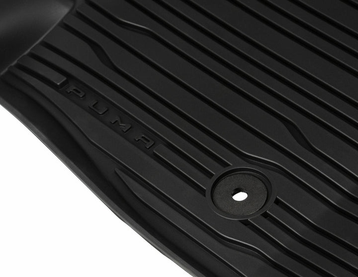 Original Ford Puma® Gummifußmatten in Wannenform mit hochstehenden Kanten,vorne