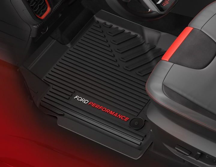 Original Ford Ranger Raptor ab 2022 Allwetterfußmatten vorne und hinten, schwarz