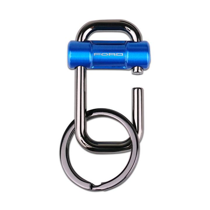 Ford Outdoor Karabiner Schlüsselanhänger Blau