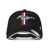 Ford Mustang Logo rPET Baseball Cap Schwarz verstellbar