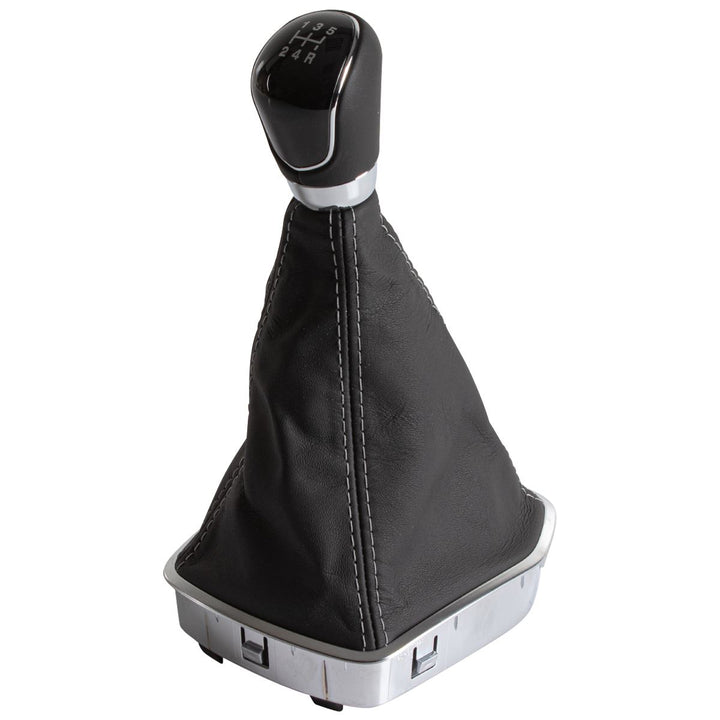 B-Max Schalthebelmanschette Leder Knopf & Einsatz 5-Gang