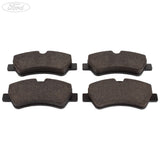 Original Ford Transit Custom Bremsbelagsatz hinten mit Doppelbereifung 2600772