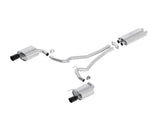 Ford Mustang Sportauspuff Edelstahl, mit zwei schwarzen Endrohren 2216647