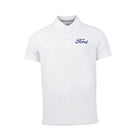 Ford Script Herren Polo-Shirt weiß, 2XL