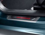 Original Ford Fiesta  ab 2017 Performance Einstiegszierleisten vorne, mit Logo