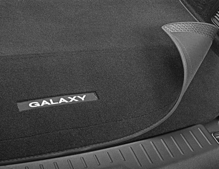 Original Ford Galaxy ab 2015 Gepäckraum-Matte schwarz, mit Ford Galaxy Logo