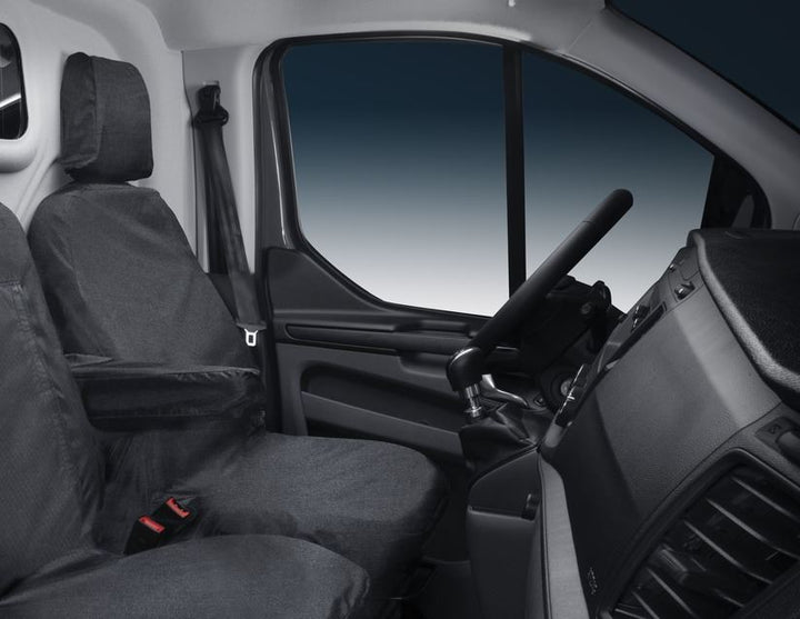 Ford Transit/Tourneo Custom HDD* Sitzbezug für Fahrersitz, schwarz