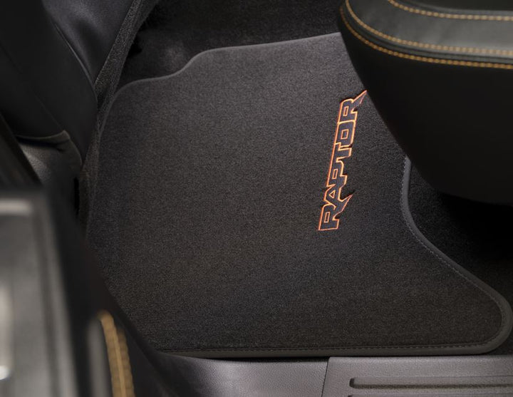 Original Ford Ranger Raptor ab 2022 Teppichfußmatten vorne und hinten, schwarz
