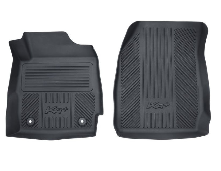 Original Ford Ka+ 2016-2019 Allwetterfußmatten vorne, schwarz, Wannenform