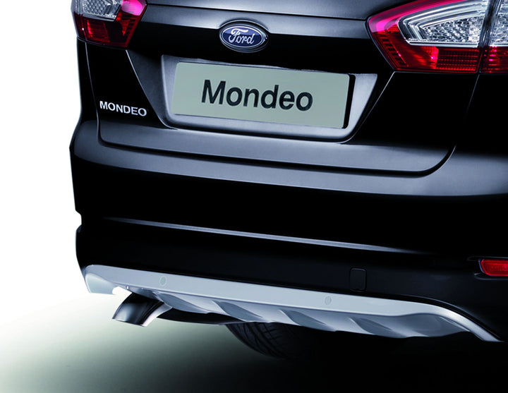 Ford Mondeo 2007-2014 Diffusor für unteren Heckstoßüfänger silber 1765284
