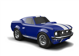 Ford Mustang Racing Car blau
