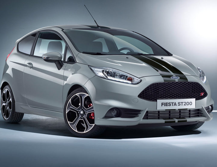 Original Ford Fiesta herpa print* Rallye-Streifen durchgehend, schwarz glänzend