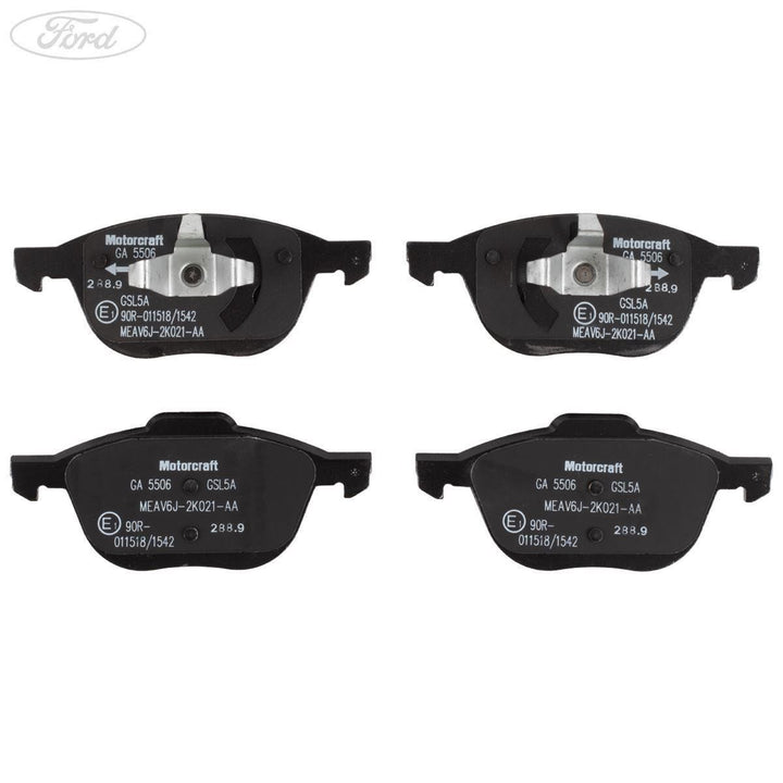 Ford Ecosport ab 2017 Motorcraft Brembsbeläge vorne 2492033