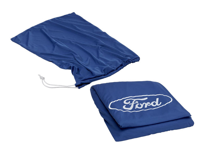 Original Ford Focus Premium Schutzabdeckung blau, Original Ford-Emblem weiß