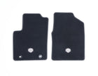 Original Ford Ka 2008-2016 Velours-Teppichfußmatten vorne, schwarz, Naht weiß
