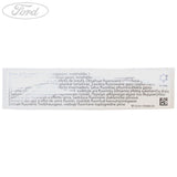 Original Ford Aufkleber 2057643
