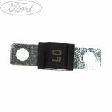 Original Ford Leistungsschalter 32 Volt 60 Ampere Mega Fuse Gelb 1148214
