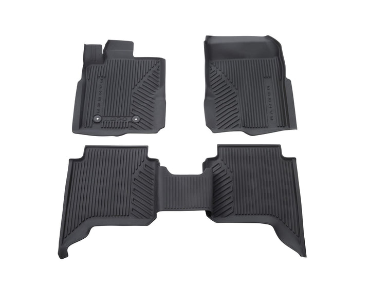 Original Ford Ranger ab 2022 Allwetterfußmatten vorn und hinten, schwarz