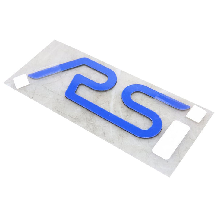 Original Ford Focus RS-Aufkleber in Original Ford Performance Blau