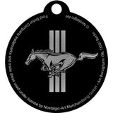 Ford Mustang Logo Schlüsselanhänger Edelstahl