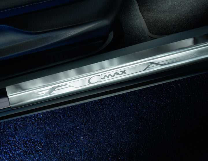 Original Ford C-MAX 2015-2019 Einstiegszierleisten vorne, geprägtes C-MAX-Logo