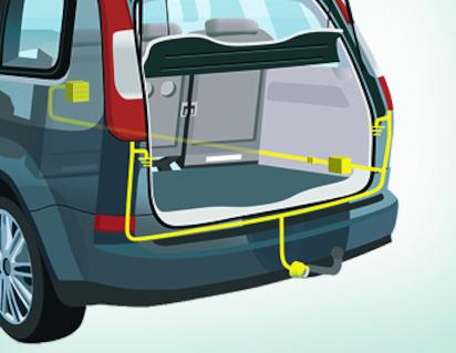 Ford Ranger ab 2022 Feste Anhängerkupplung & kompletter 13-poliger Elektrosatz