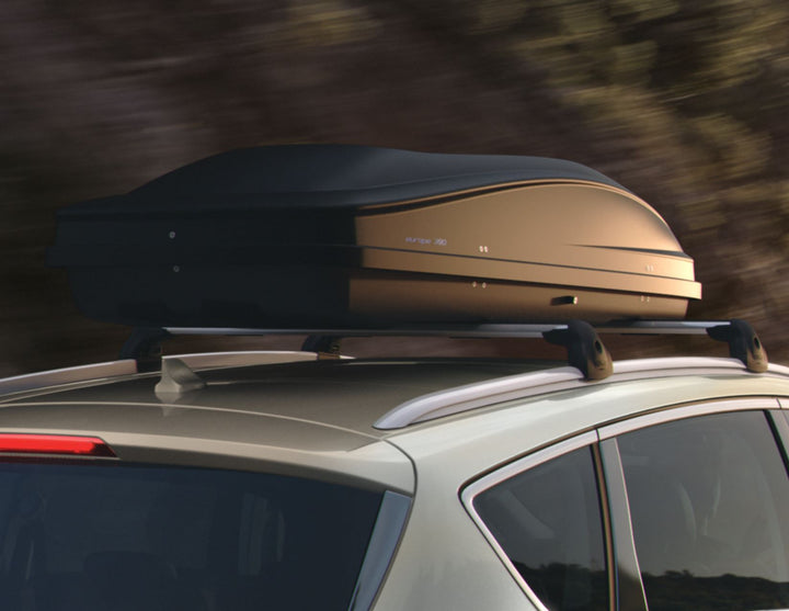 G3* Dachbox Elegance Europe 390, mattschwarz mit Prägung