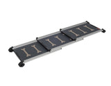 4Pets® EasySteps Teleskop-Hunderampe rutschfest Schwarz & Silber 2423311