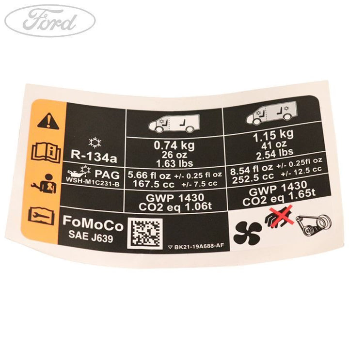 Original Ford Transit/Ranger Aufkleber 2182872