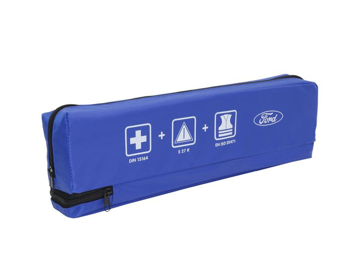 Premium Erste-Hilfe-Ausrüstung in blauer Nylon-Tasche