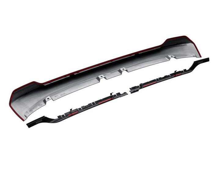 Original Ford Transit/Tourneo Custom Frontspoiler Satz, silbern lackiert