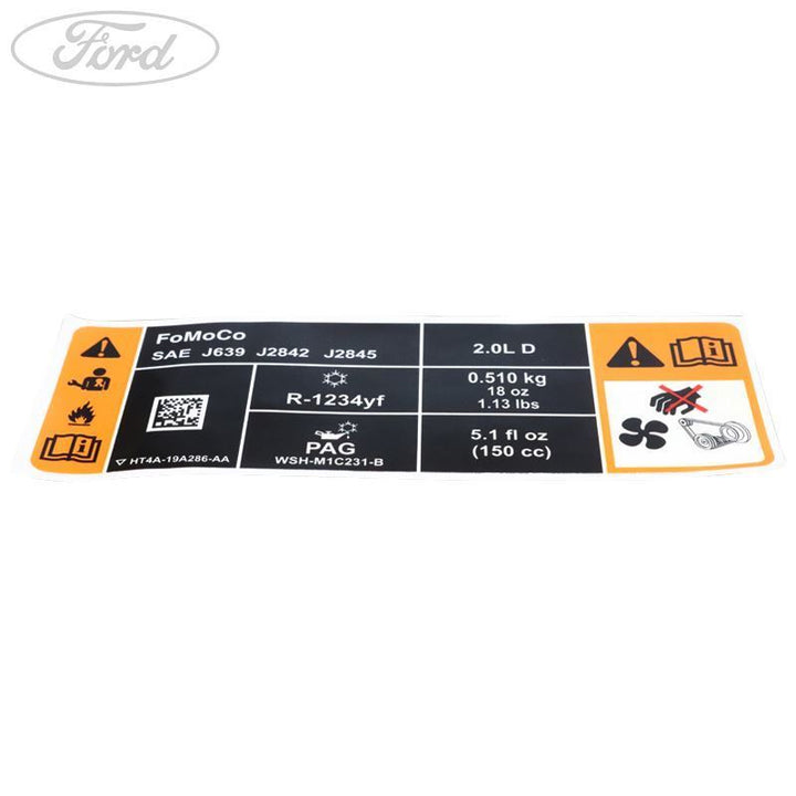 Original Ford Edge 2015-2024 Aufkleber 1919680