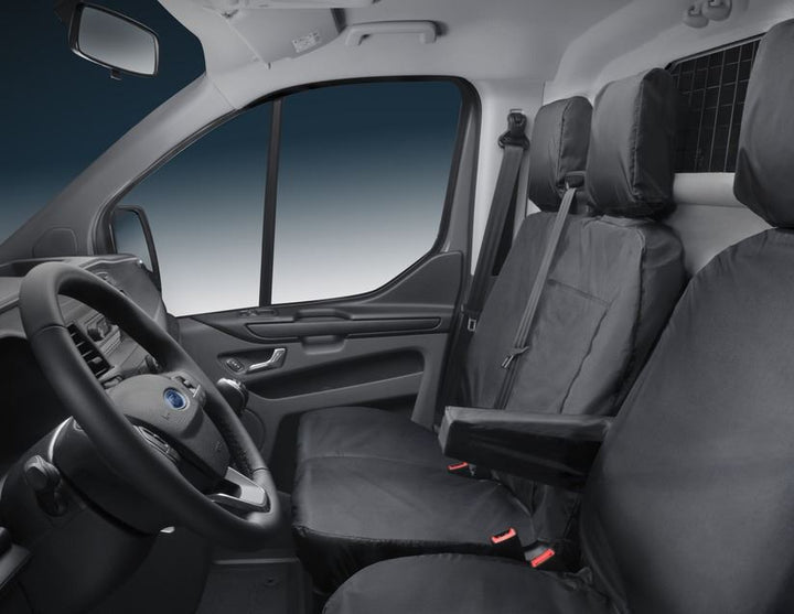 Ford Transit Custom HDD* Sitzbezug für Beifahrerdoppelsitz, schwarz