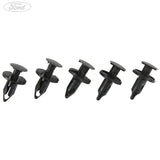 Original Ford Zierniete Radlauf hinten innen 11/2017 4663587 - 5 Stk