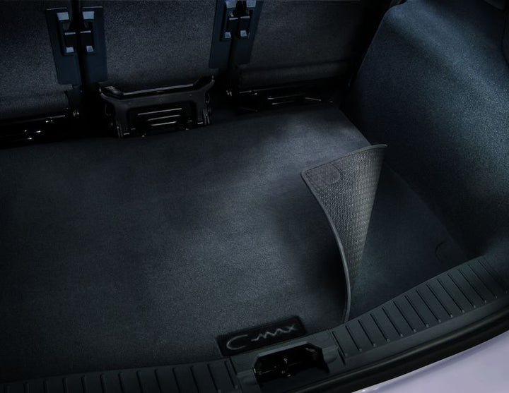 Original Ford C-MAX 2015-2019 Gepäckraum-Matte mit Logo, ohne Rücksitz, 5 Türer